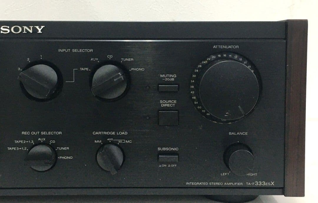 SONY ソニー TA-F333ESX ステレオプリメインアンプ 1986年製