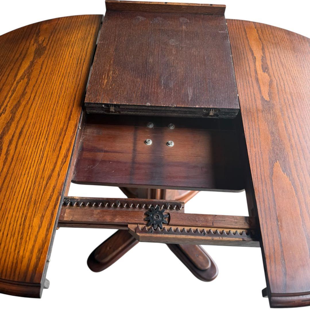 HR738 三越　Shin Lee シンリー　オーク材 エクステンションテーブル