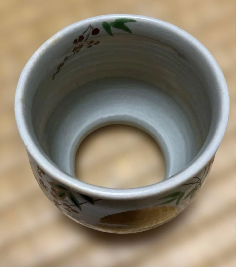 【茶道具】 蓋置 月兎に波 錦光山宗一郎 作 新品