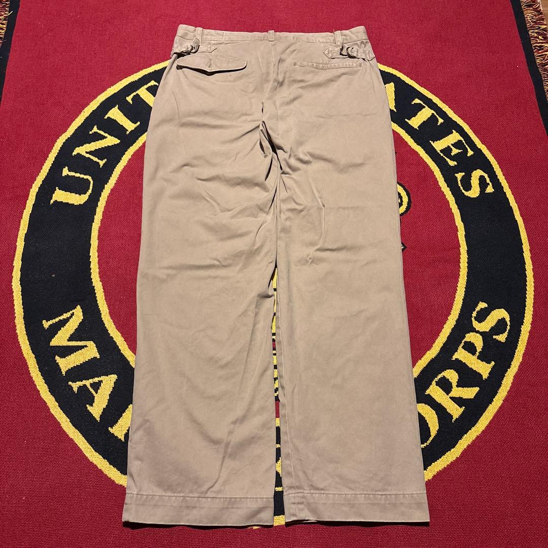希少　90s ラルフローレン　Polo チノ　ゴールデンサイズ ワイド