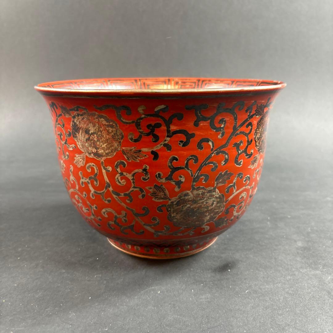 76 値下げ　九谷　赤絵　鉢　永楽　大日本永楽造　鉢　伊万里