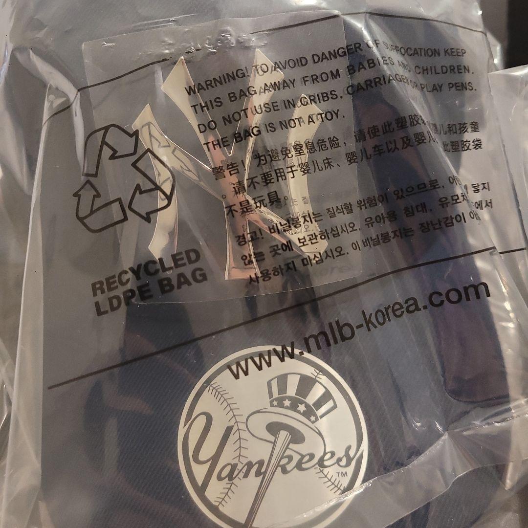 aespa エスパ カリナ MLB キャップ トレカ付き 57サイズ ネイビー