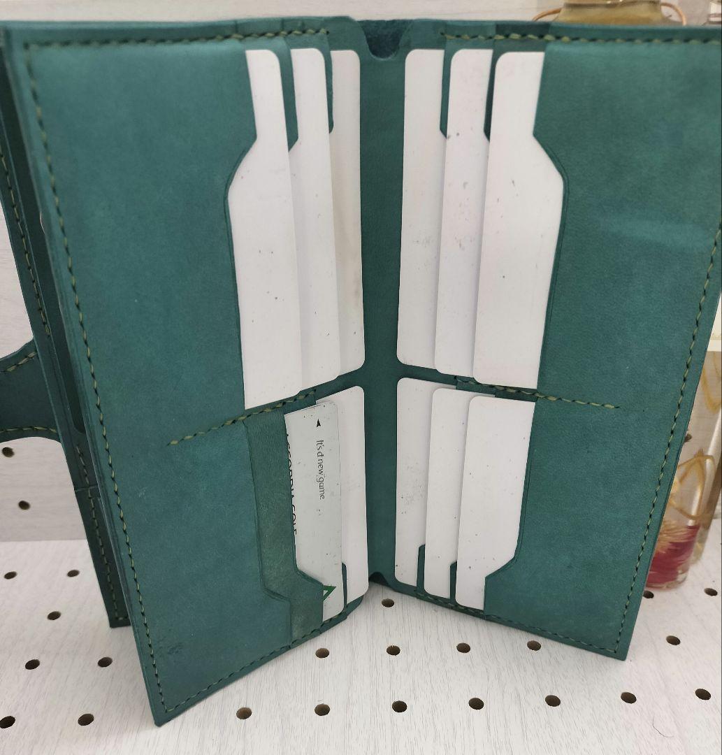 【ソ-ラ】キャッチャー 本革 長財布 ハンドメイド