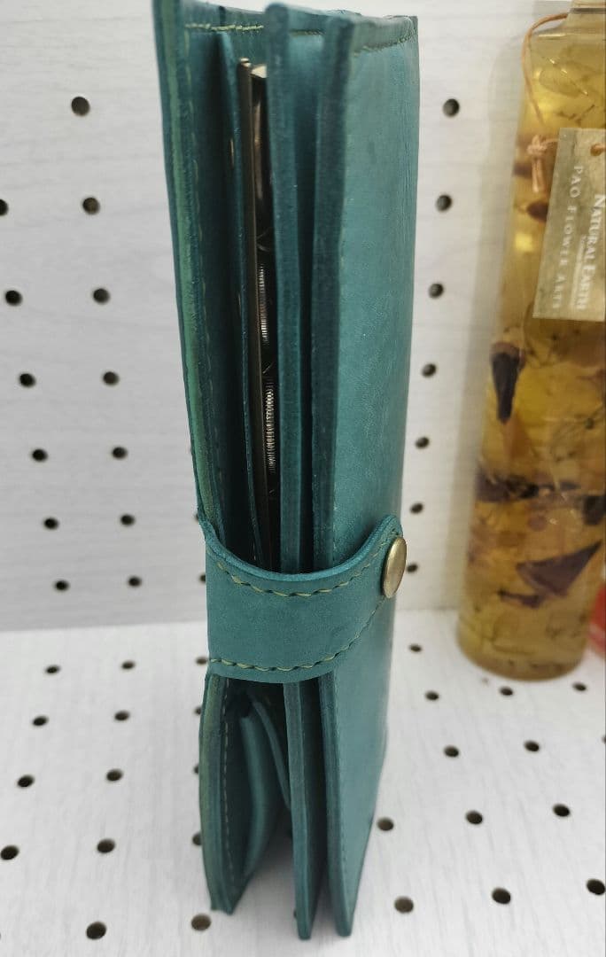 【ソ-ラ】キャッチャー 本革 長財布 ハンドメイド