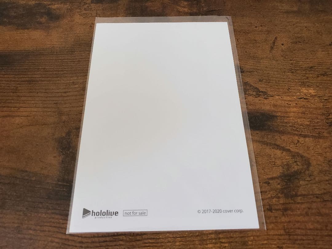 紫咲シオン　ちょいレアVer 直筆サイン入りポストカード 2020年誕生日記念