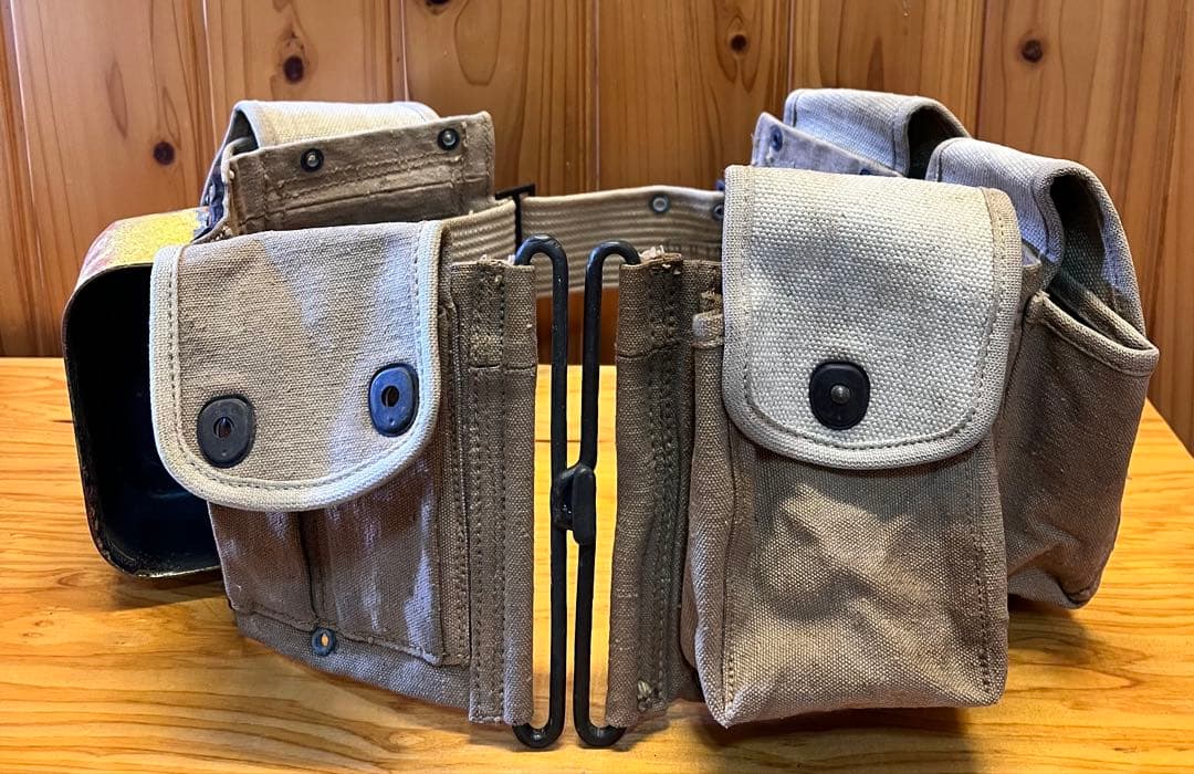 【実物！】当時物　米軍　米兵　WWⅡ BARマガジンベルト