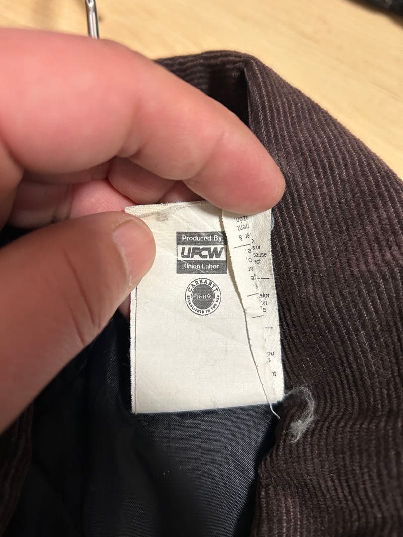 ち*お様 Carhartt USA製トラディショナルコート　オリーブ