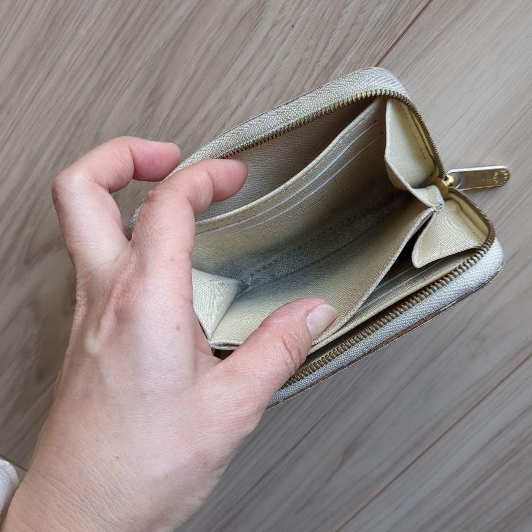 b*3様 ルイヴィトン ダミエ アズール ジッピー パース コンパクトウォ