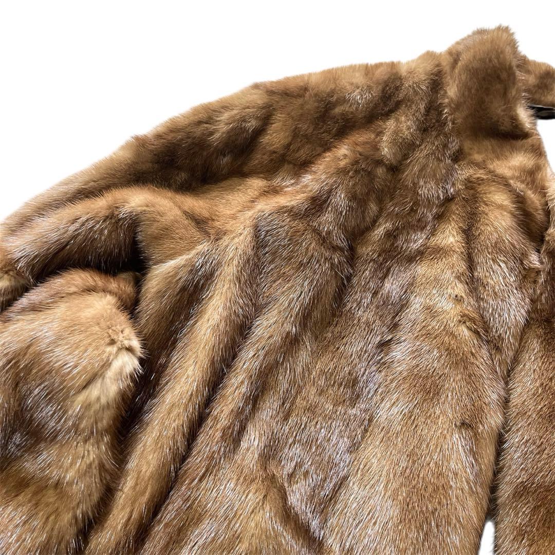 古着 80's ファー ジャケット カーディガン リアルファー