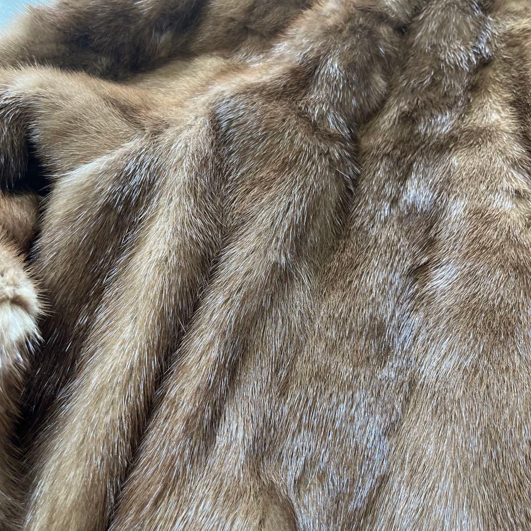 古着 80's ファー ジャケット カーディガン リアルファー