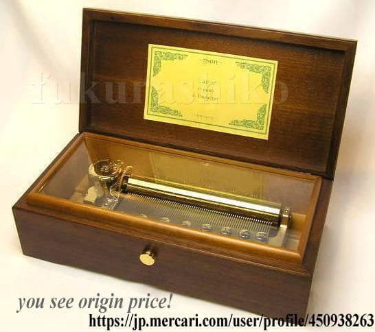 新品72弁 最新編曲の(新)♪カノン（３パーツ）オルフェウス720オルゴール