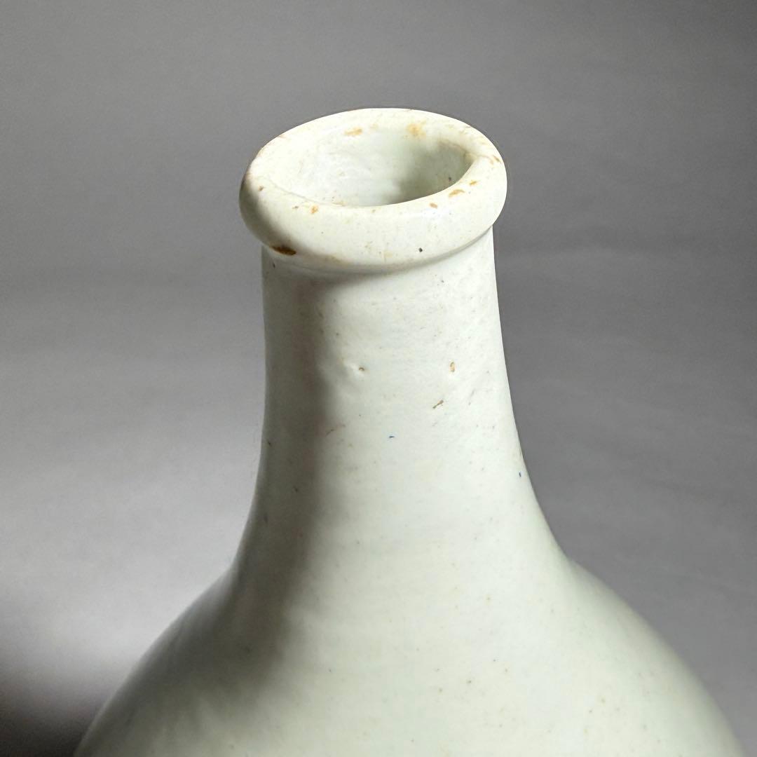 ◆希少 仙台藩御用窯 切込焼 染付山水図徳利 花瓶 花器 一輪挿し 江戸時代◆