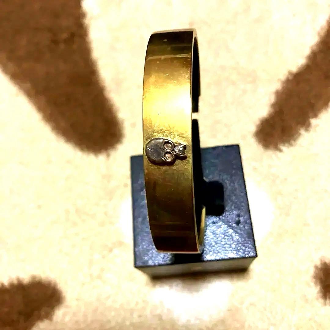 ＴＦＯＡ SKULLworks スカルモチーフ バングル 真鍮製 希少品