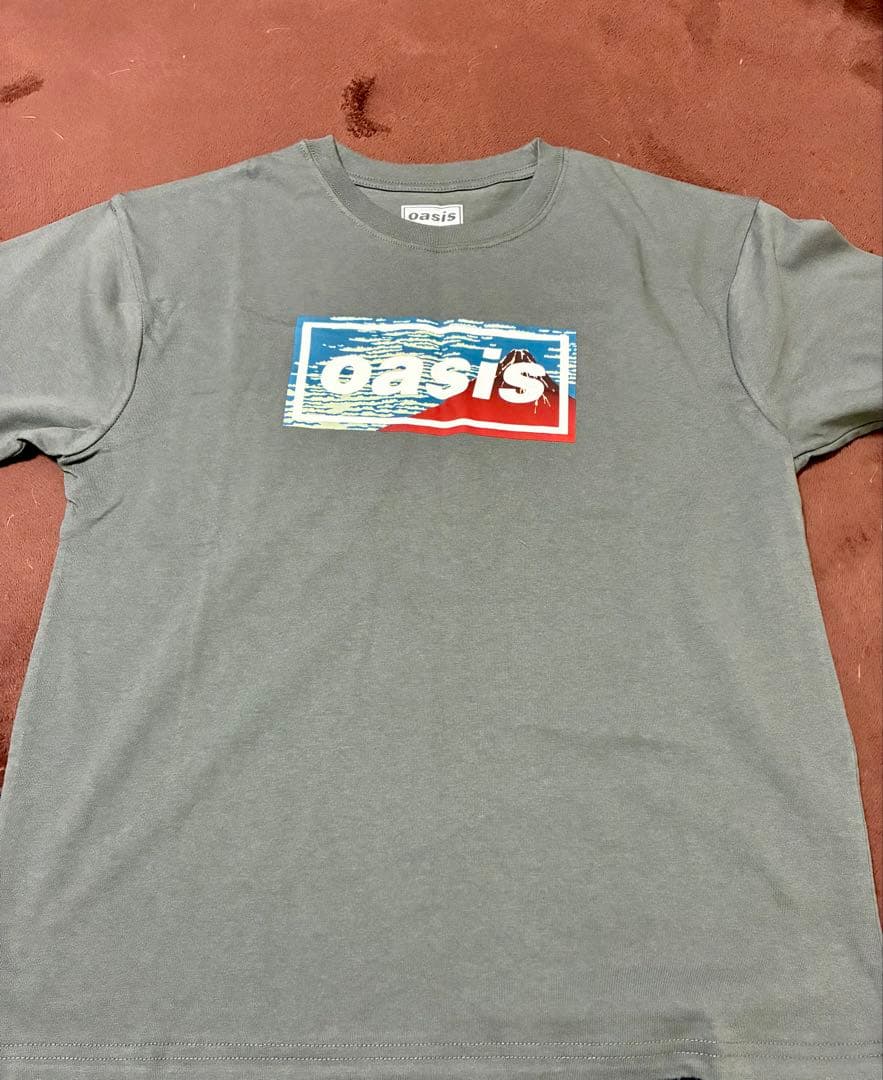 【新品未使用】 oasis Tシャツ　富士 ライブ25　日本限定　L グレー