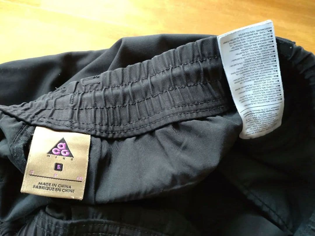 NIKE LAB ACG ACRONYM カーゴパンツ S ブラック