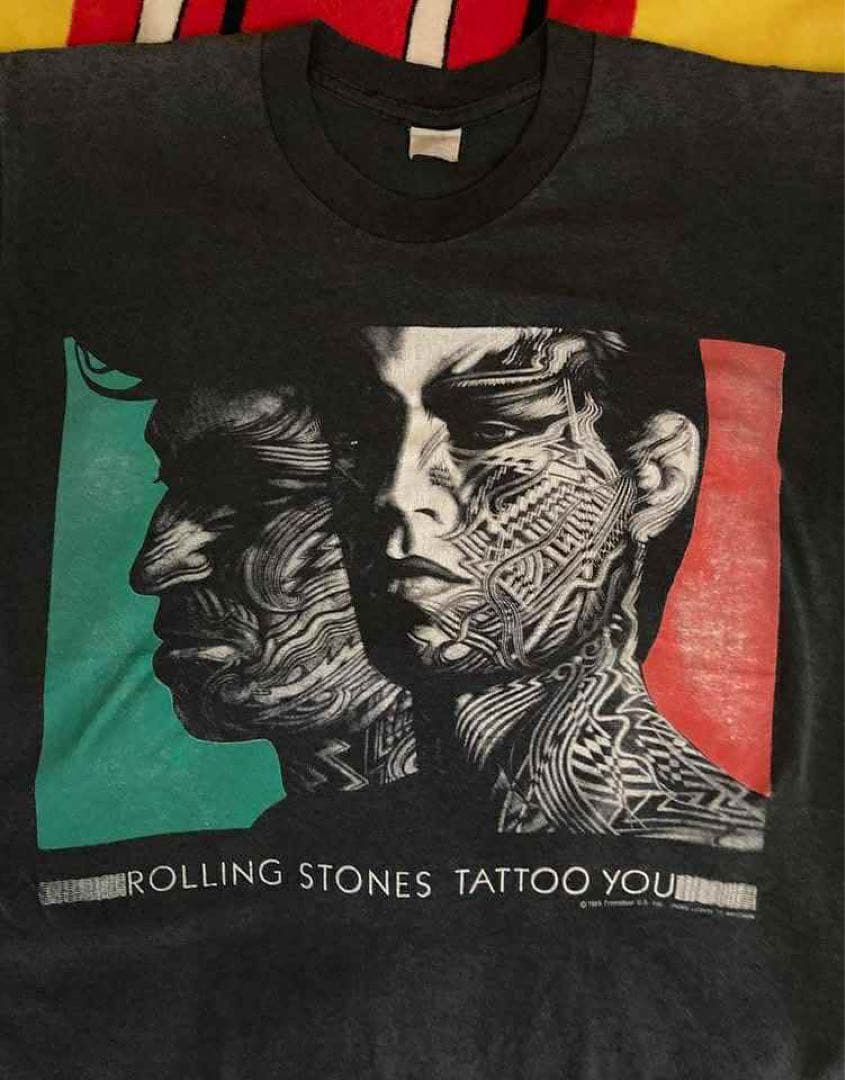 【Tシャツ】ローリングストーンズ　キース&ミック　タトゥーユー　1493