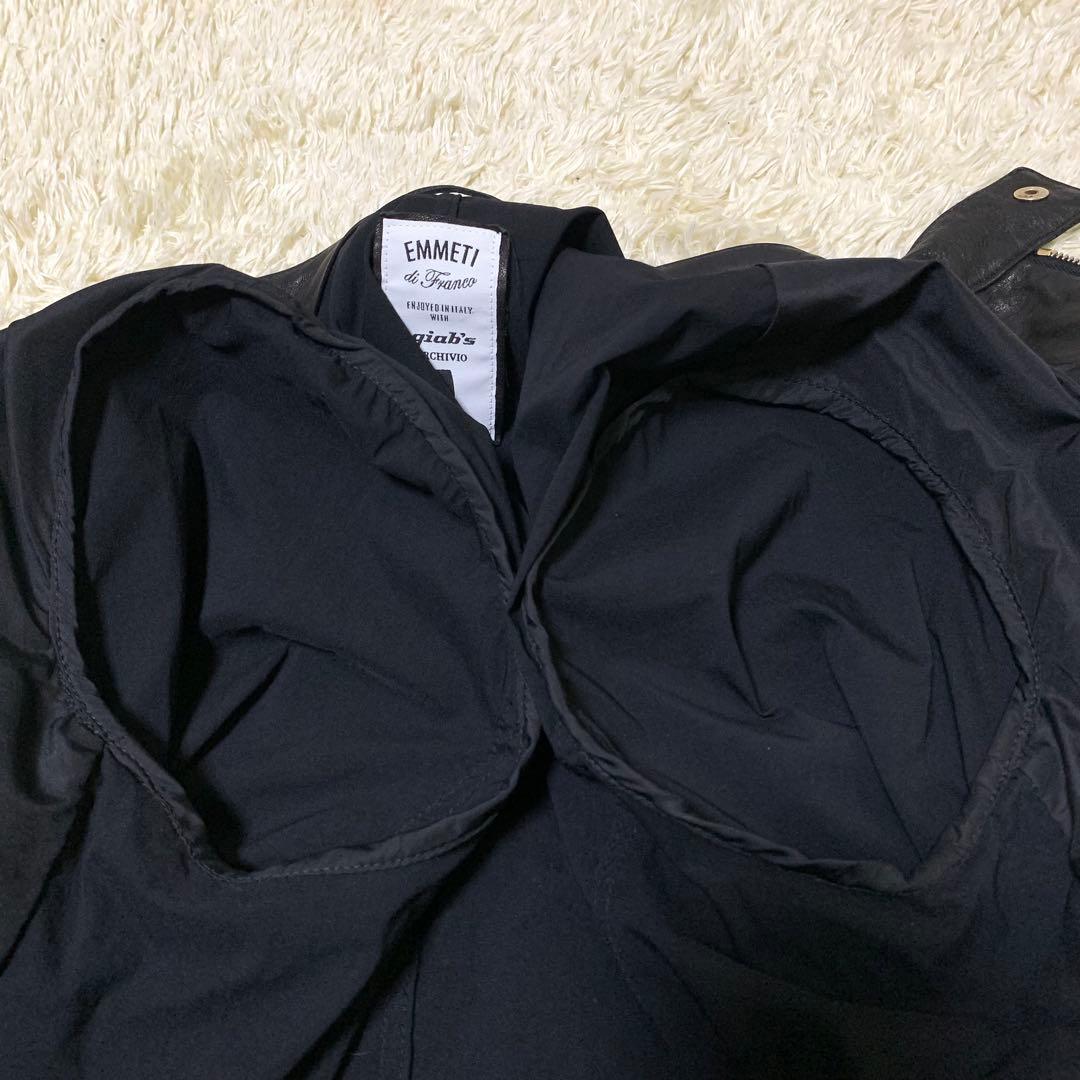 EMMETI giab’s ARCHIVIO シングルライダース 46 黒