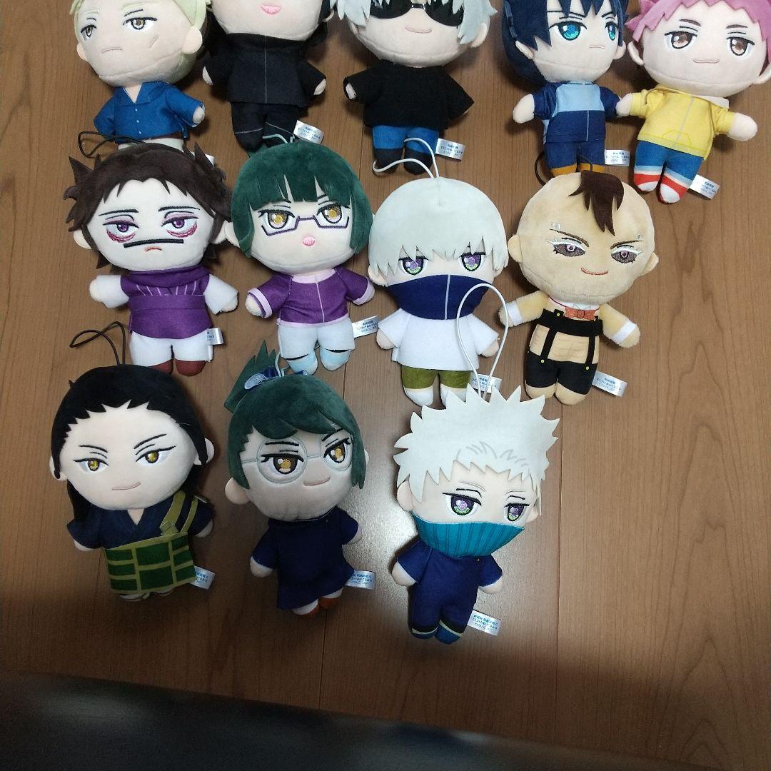 呪術廻戦 マスコットぬいぐるみ ラウンドワン まとめ売り