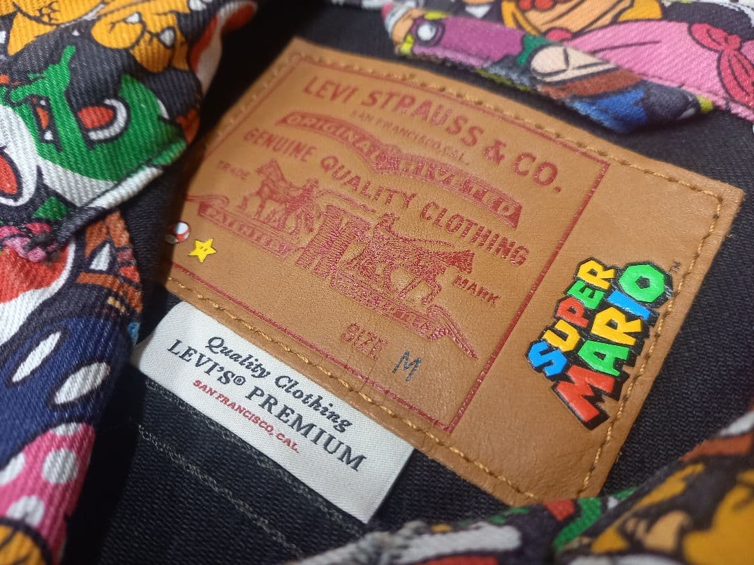 【魅惑の一品シリーズ13】極希 新品 Mサイズ！Levi's × マリオ 総柄