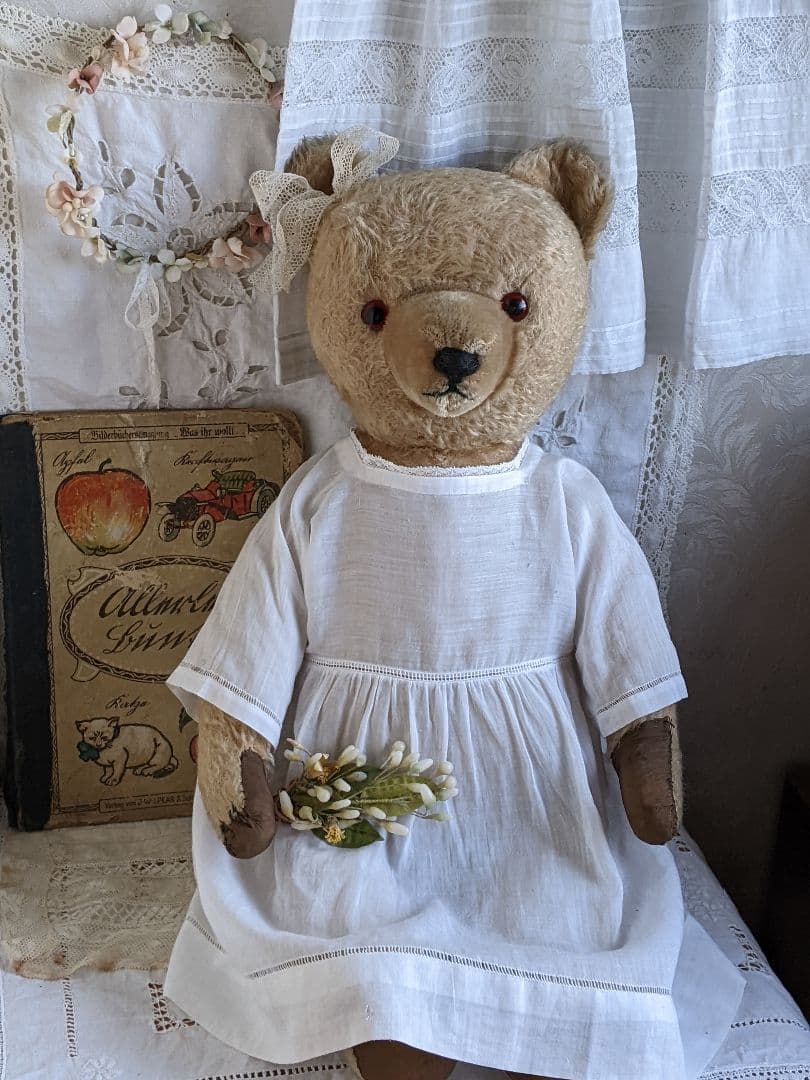 【h】アンティークベア　アンティークテディベア　ハーマン