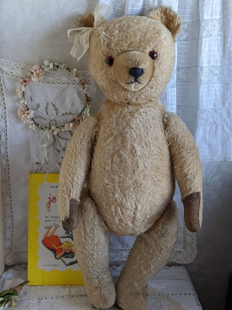 【h】アンティークベア　アンティークテディベア　ハーマン