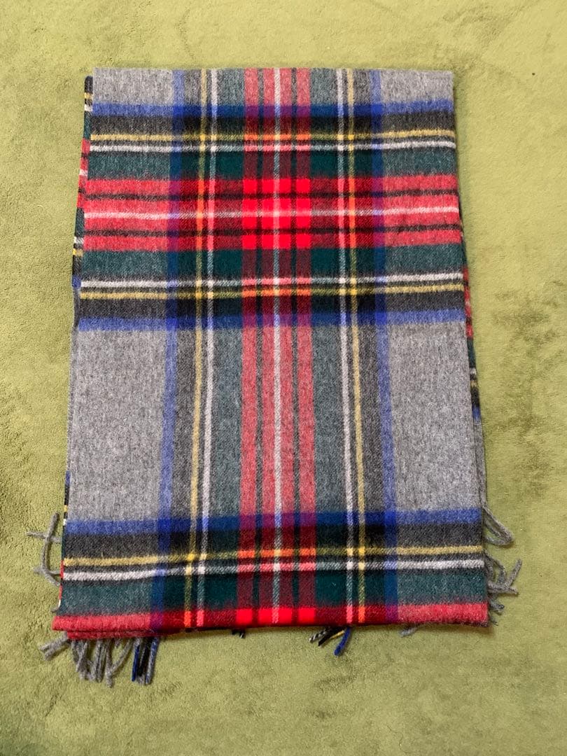 み*☆様 ジョンストンズ大判　マフラー　スカーフ　グレースチュワートタータンチェ