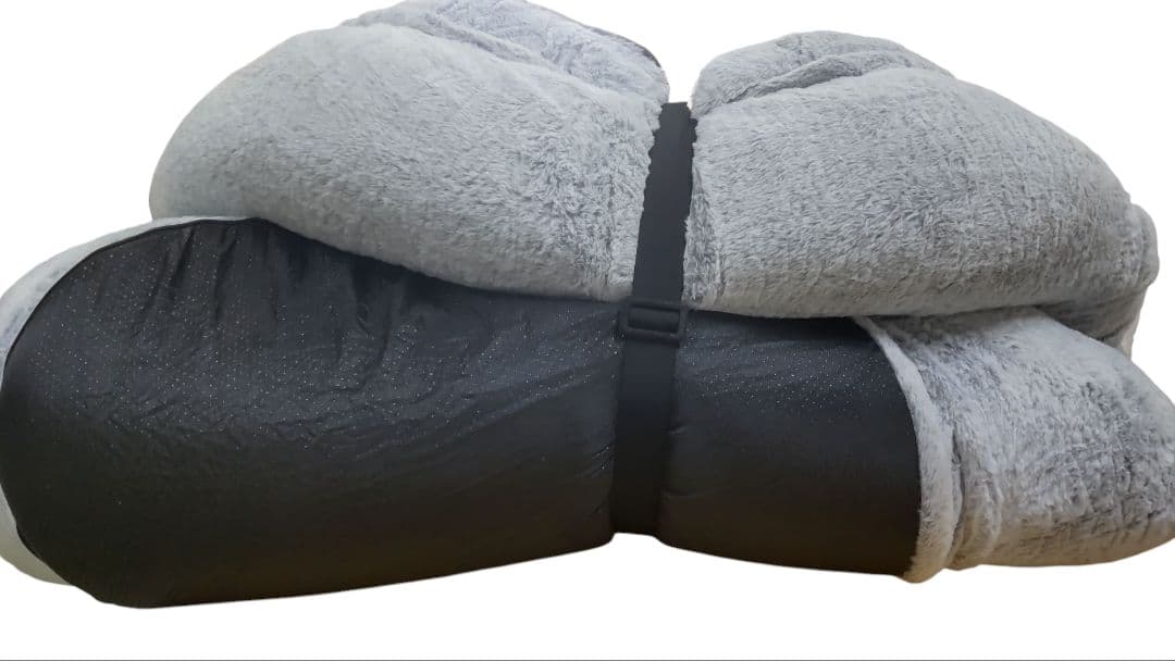 犬人兼用　オーバル型　ベッド グレー