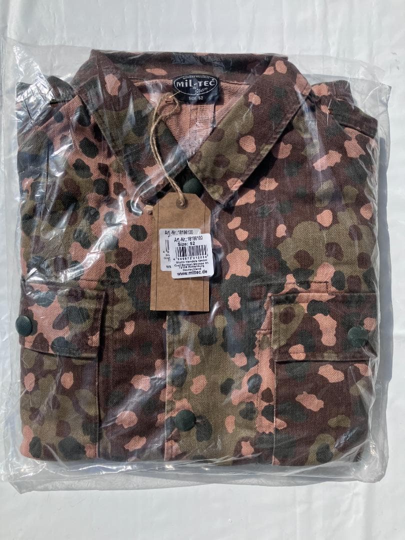 WW2　ドイツ軍　独Strum　M44ドット迷彩上着　レプリカ　G52