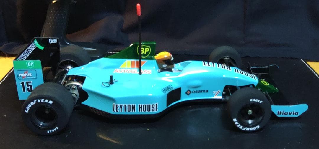 未走行：タミヤF104Wシャーシ・レイトンハウスCG901ボディ・オマケ付