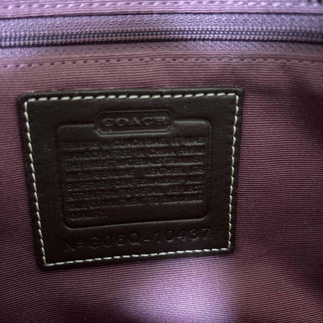 p*p様 COACH コーチ トートバッグ パッチワーク レザー キャンバス ス