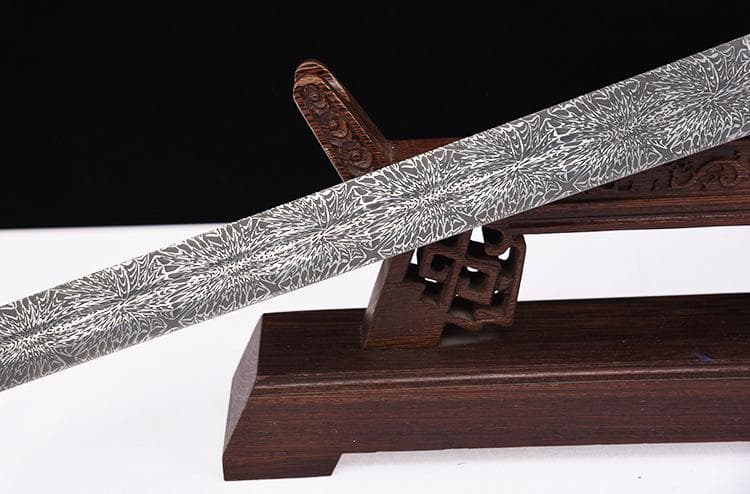 ヨーロッパ式長剣古銀 日本刀 模造刀 居合刀 武士道 武蔵 鑑賞用 手鍛造打