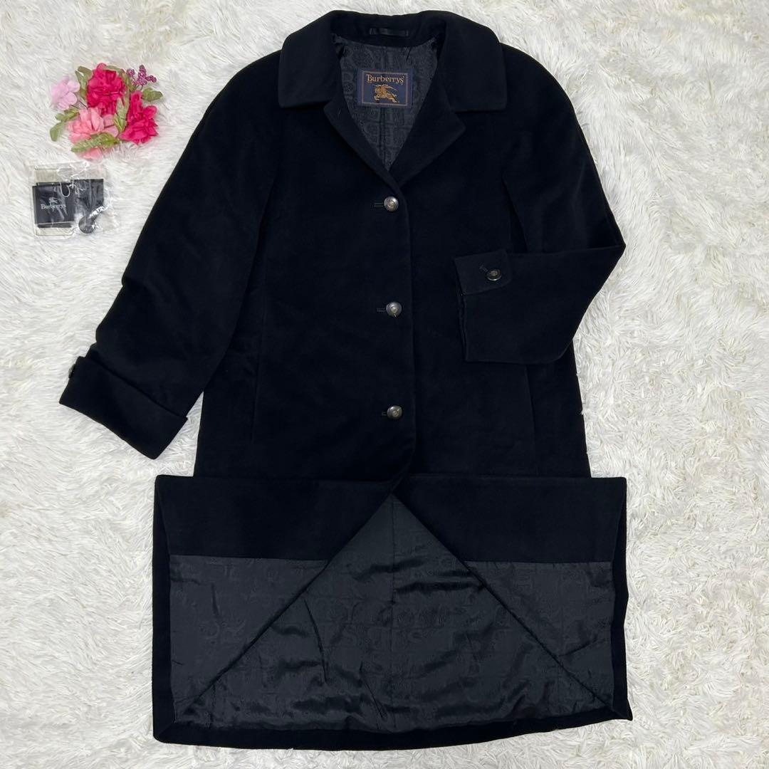 【極美品/LL/付属品完備】バーバリーズ チェスターコート アウター アンゴラ