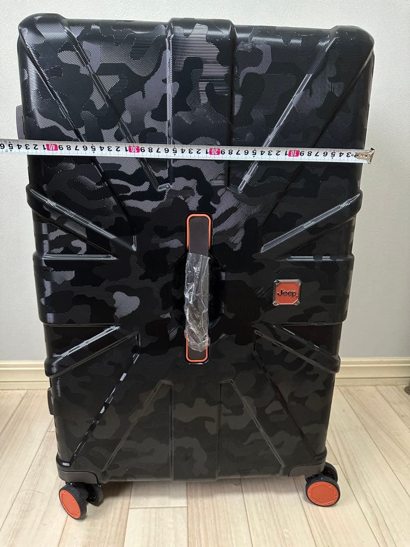 Jeep 正規限定モデル・ブラック×オレンジ スーツケース