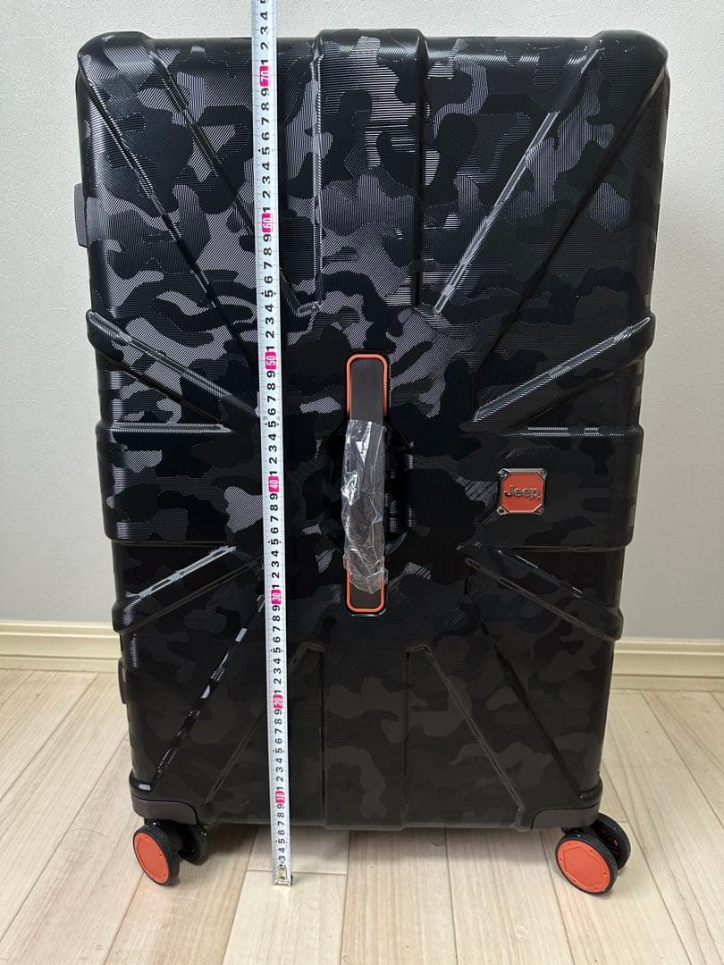 Jeep 正規限定モデル・ブラック×オレンジ スーツケース
