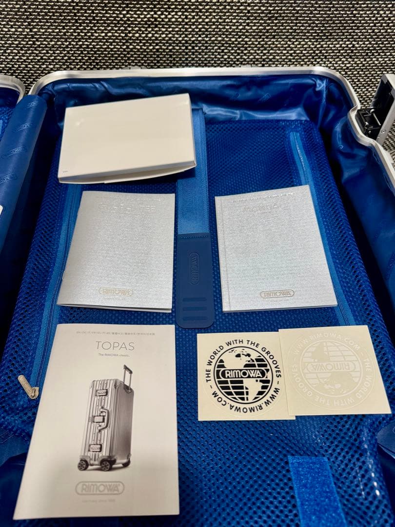 【レア新品未使用】RIMOWA トパーズ 34ℓ アルミニウム製キャリーカート