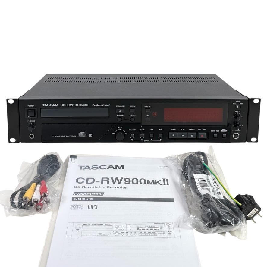 ◆CD録音履歴3時間◆TASCAM CDレコーダー CD-RW900MK2