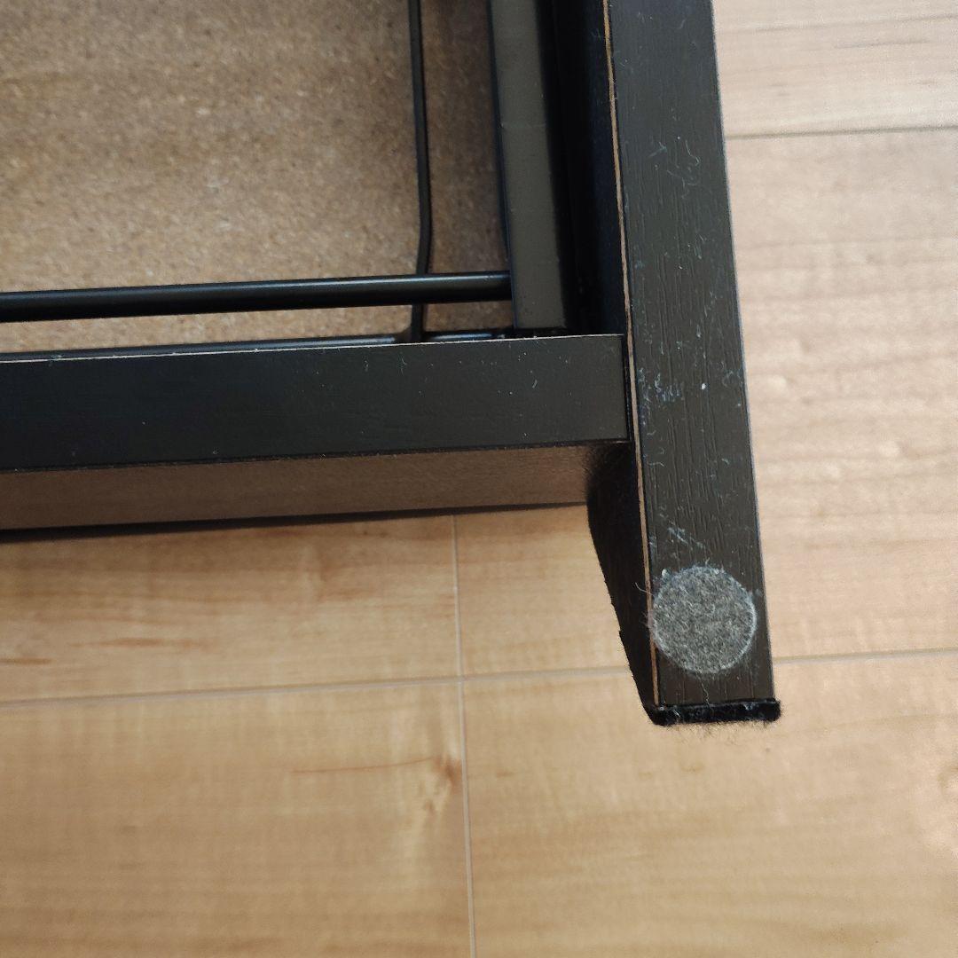 ピアノ補助台 高さ調整機能付き　黒