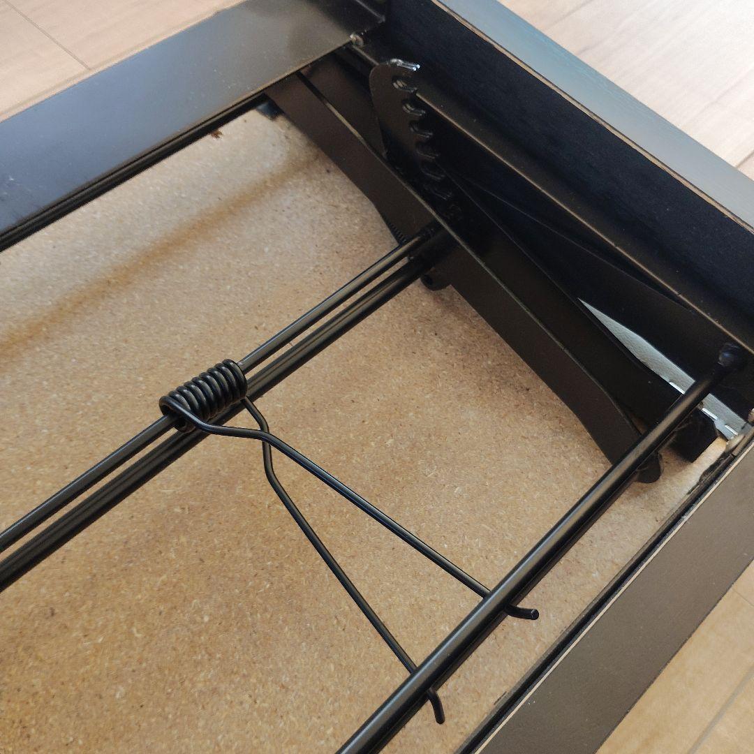 ピアノ補助台 高さ調整機能付き　黒