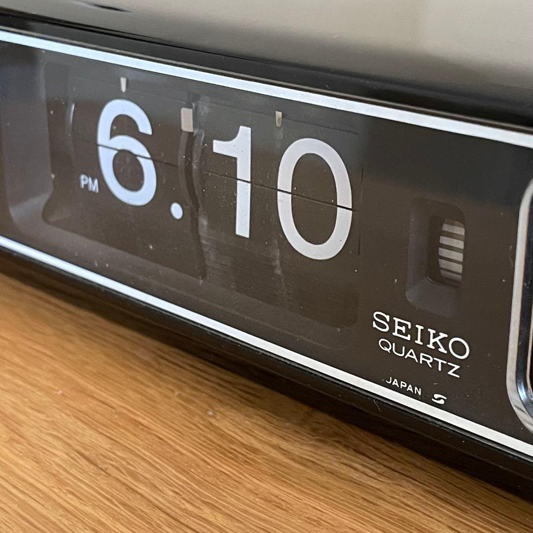 SEIKO パタパタ時計 動作確認済み ヴィンテージ 昭和レトロ フリップ時計