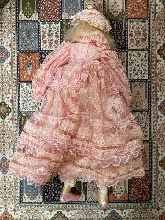 フランス人形　ビスクドール　着せ替え人形　タグ付