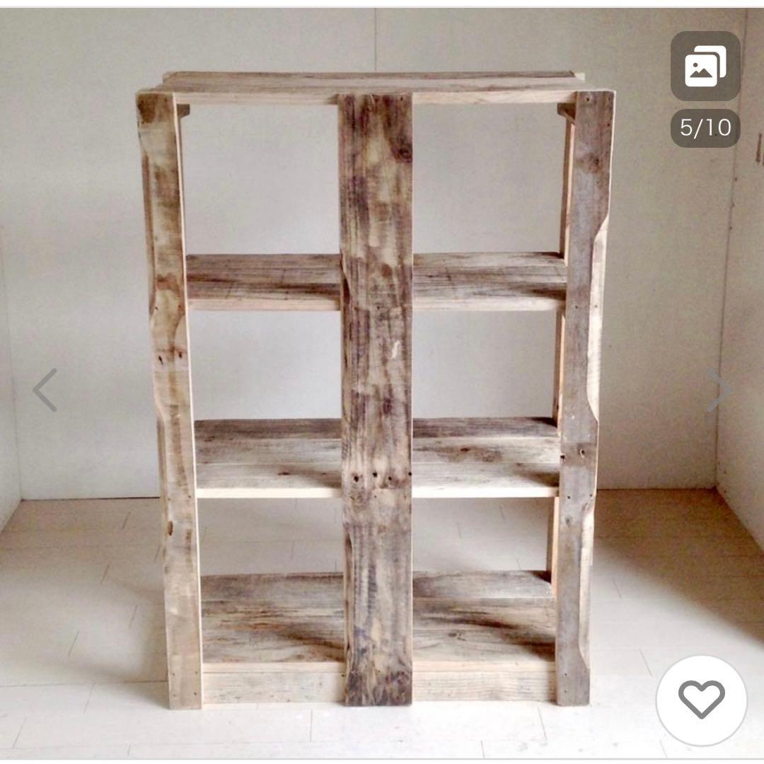 シェルフ 木製 棚 3段 オープンシェルフ 飾り棚 ハンドメイド家具