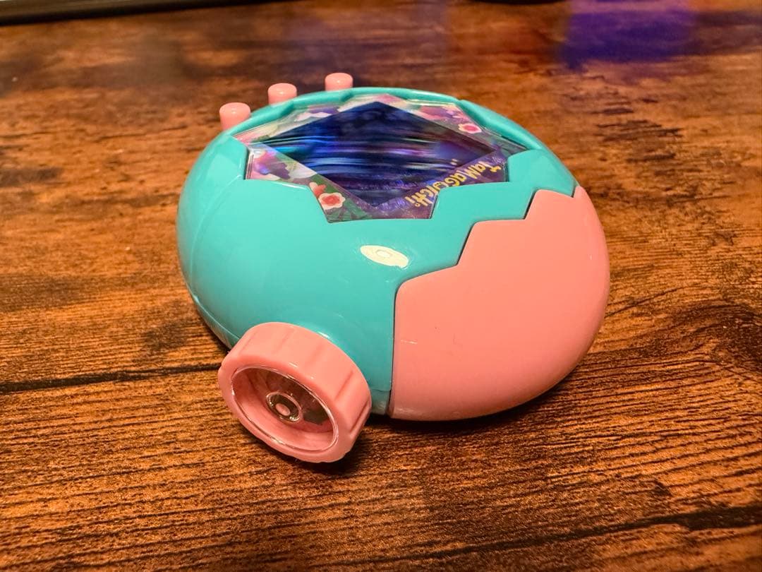 【美品】たまごっちパラダイス ジェイドフォレスト パープルスカイ 保護フィルム付