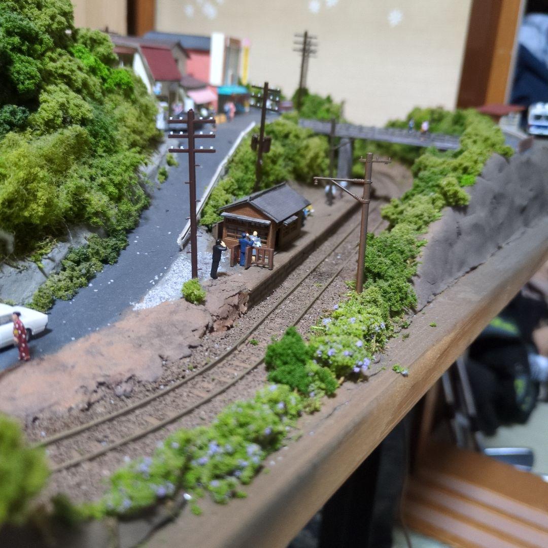 Nゲージ 鉄道模型 銚子電鉄の風景　夏祭り