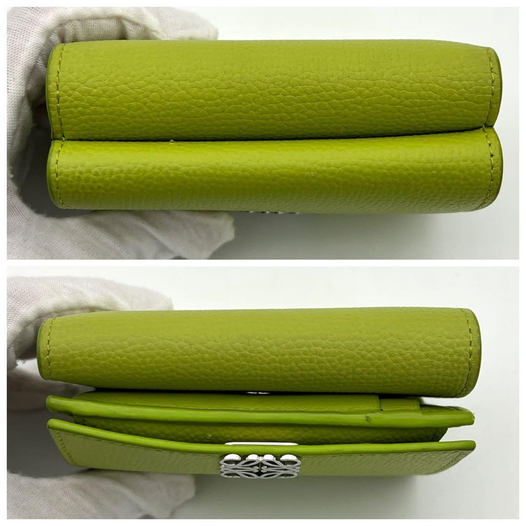 【希少カラー】LOEWE アナグラム トライフォールド ウォレット 三つ折り財布