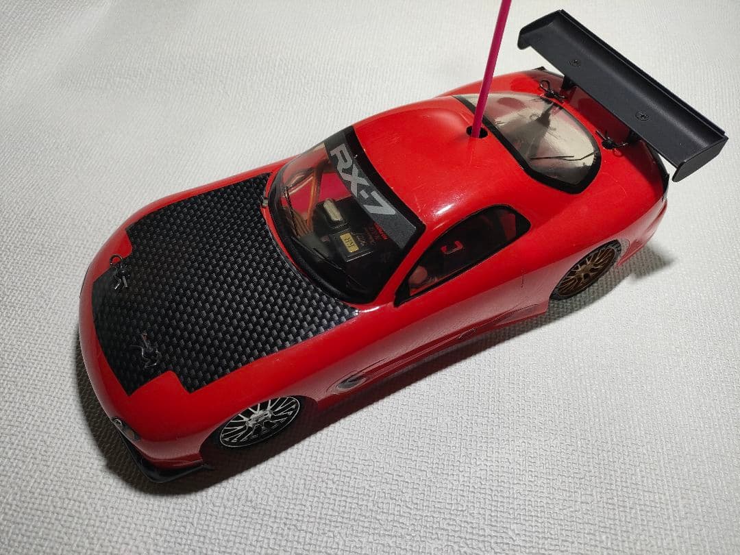 HPI マイクロRS4 1/18RCベルトドライブ4駆 メカ組込　マツダ RX7