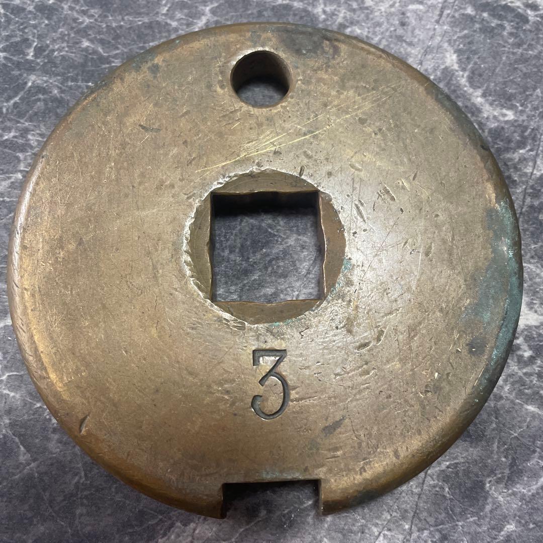 15国鉄タブレット　鉄道廃品　国鉄通票タブレット玉　通票閉塞器　鉄道信号保安装置