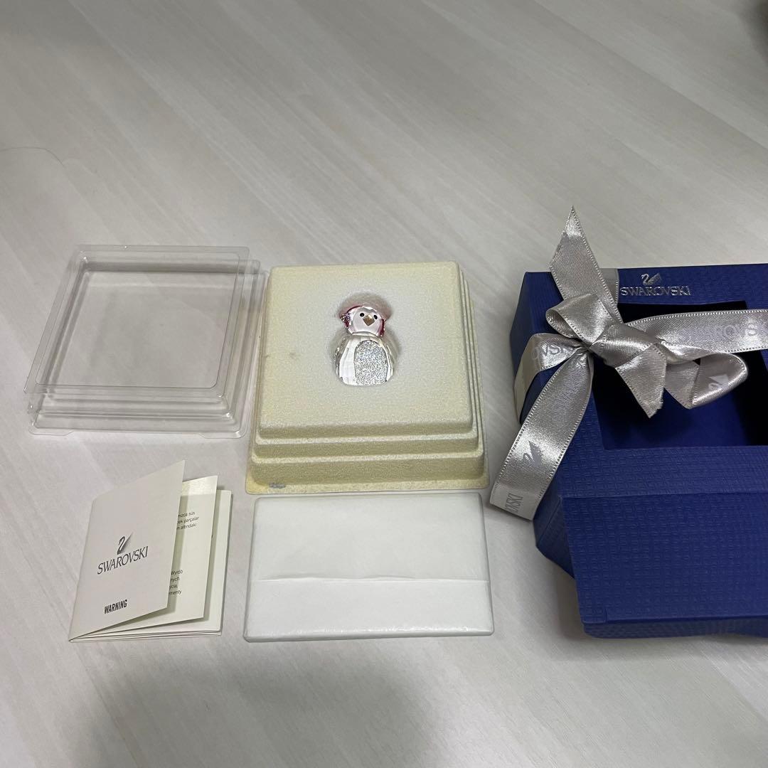 未使用品☆スワロフスキー☆ロッキングペンギン☆置物☆