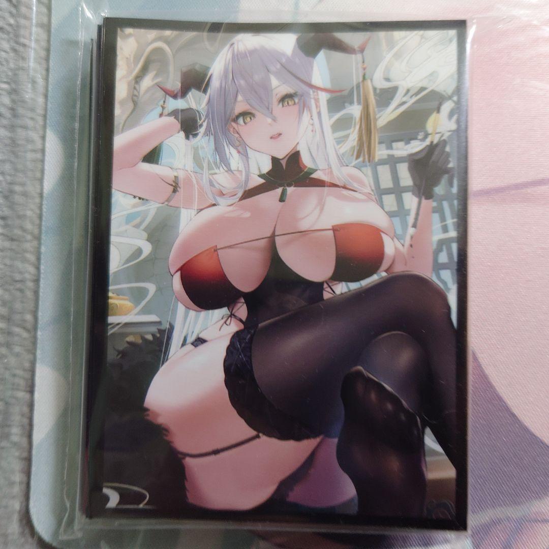 α1 アズールレーン けむり&筆 エーギル スリーブ&プレイマット