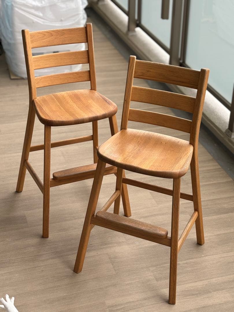 飛騨産業 子ども用スツール WO色 幅41×奥40×高さ77cm 3/18まで