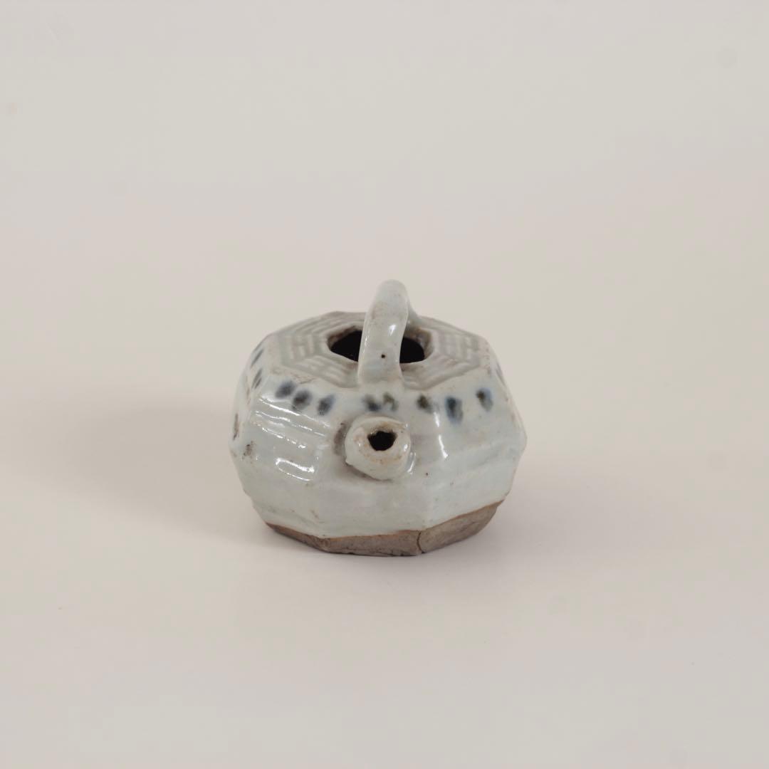 染付 八角 水滴 古道具 アンティーク 文具